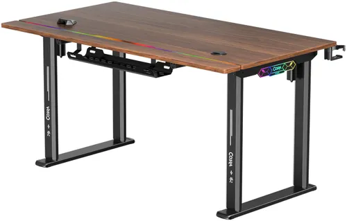 Biurko gamingowe COBRA Electra S CRF1423ELBNRGB Brązowy