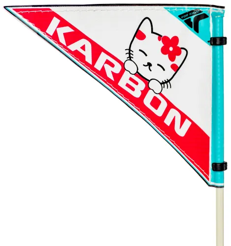 Rower dziecięcy KARBON Kitty 20 cali dla dziewczynki Turkusowo-biały