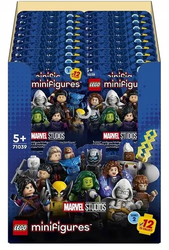 Lego MARVEL 71039 minifigurki box karton 36 sztuk