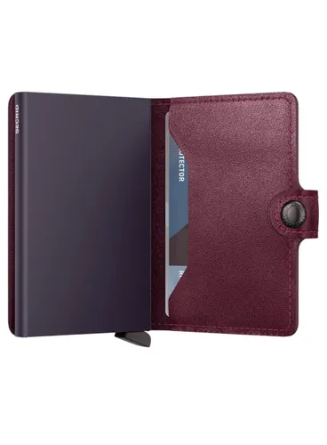 Portfel kieszonkowy RFID Secrid Miniwallet Original - cranberry