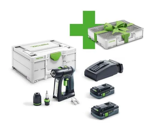 Festool C 18 HPC 4.0 ve-Plus Organizer Edition Tornavida Matkabı