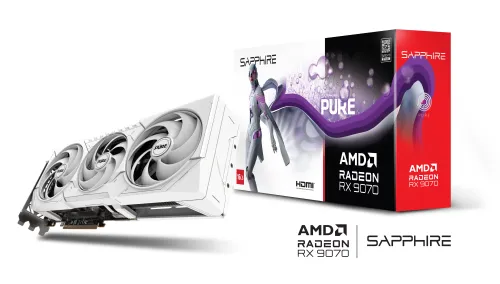 Karta graficzna Sapphire technology PURE Radeon RX 9070 16GB GDDR6 256bit FSR