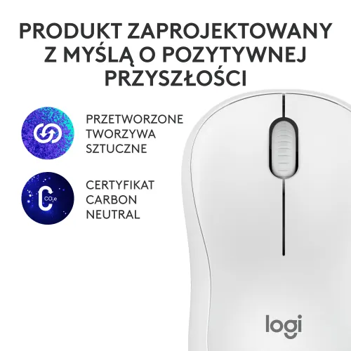 Myszka Logitech M240 Silent Biały