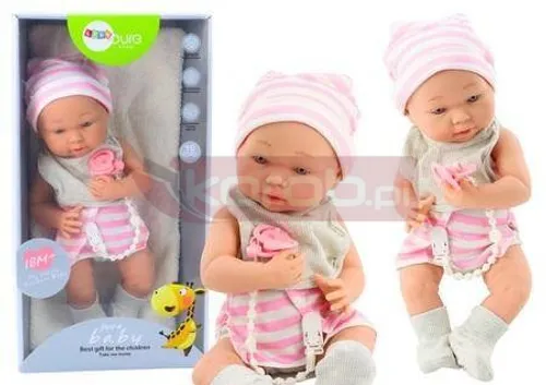 Lalka bobas w ubranku z akcesorami