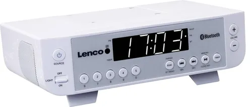 Radiobudzik Lenco KCR-100 (biały)