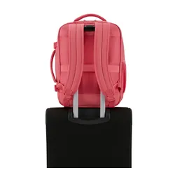 Plecak kabinowy American Tourister Take2Cabin S/M Puff - pink glitch