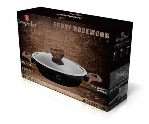 Garnek granitowy 28 cm Berlinger haus bh-1739 ebony rosewood 1szt