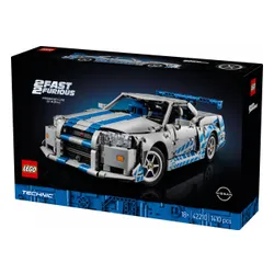 LEGO Klocki Technic 42210 Samochód Nissan Skyline GT-R (R34) z filmu Za szybcy, za wściekli