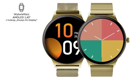 Smartwatch GARETT Verona 2 Złoty Mesh