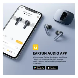 Słuchawki bezprzewodowe Earfun Air Pro SV Dokanałowe Bluetooth 5.2 Czarny