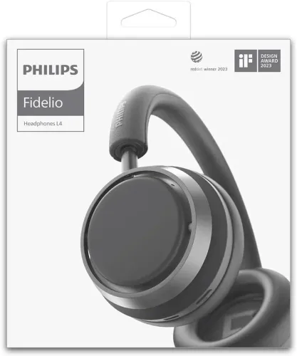 Słuchawki bezprzewodowe Philips Fidelio L4 Nauszne Bluetooth 5.3 Czarny