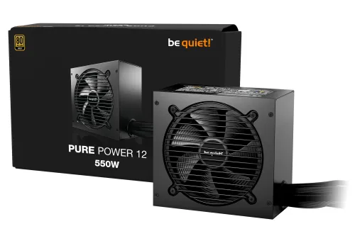 Zasilacz be quiet! Pure Power 12 550W 80+ Gold Czarny