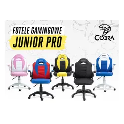 Fotel COBRA Junior Pro CRF2302 7.1T Żółto-czarny