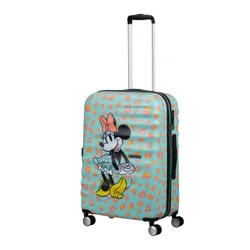 Чемодан American Tourister Wavebreaker Disney среднего размера - Minnie pastel dot