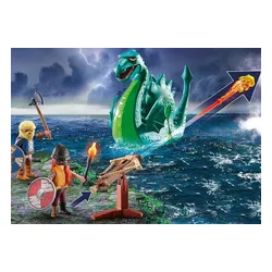 Playmobil Zestaw z figurkami My Life 71830 Wiking z morskim potworem