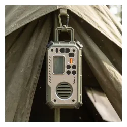 Radioodbiornik Vayox VA0440 Solarne Latarka Radio FM Bluetooth Zielony
