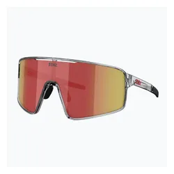Okulary przeciwsłoneczne Bliz P001 transparent dark grey/brown red multi