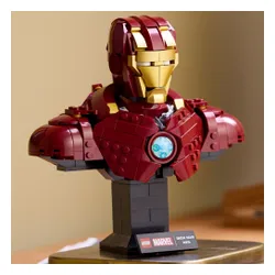 LEGO Klocki Super Heroes 76327 Popiersie Iron Mana MK4