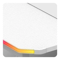 Biurko gamingowe HUZARO Hero 4.8 RGB Biały