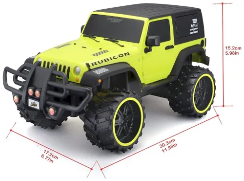 Samochód zdalnie sterowany MAISTO TECH Off-Road Jeep Wrangler Rubicon 82704YL