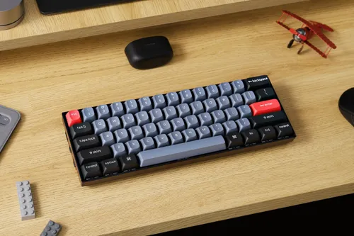 Klawiatura KEYCHRON K12P-J1 Wireless K Pro Red RGB Czarno-niebieski