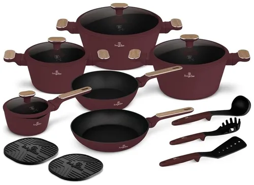Zestaw garnków BERLINGER HAUS Leonardo Nordic BH-8306 (15 elementów)