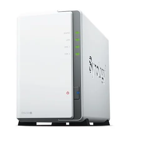 Synology сервер нас DS220J 2X0HDD 512MB 1,4 ГГц 2xusb3.0 1XRJ45