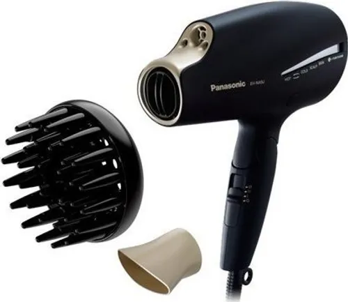 Saç Kurutma Makinesi Panasonic Panasonic Hair Dryer EH-NA9J-K825 Nanoe 1800 W, number of temperature settings 4, diffuser nozzle, Black / Gold