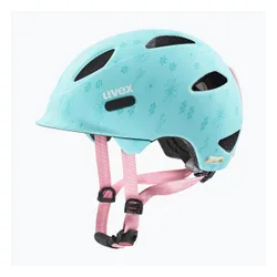 Kask rowerowy dziecięcy UVEX Oyo Style Jr flowers cyan matt