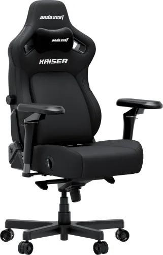 Fotel Anda Seat Kaiser 4 V2 XL Gamingowy do 150kg Tkanina Czarny