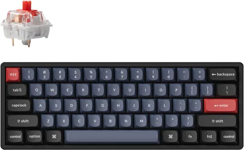 Klawiatura KEYCHRON K12P-J1 Wireless K Pro Red RGB Czarno-niebieski