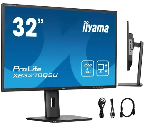 Monitor iiyama ProLite XB3270QSU-B1 32" 2K IPS 100Hz 3ms