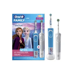 Elektrikli Diş Fırçası Oral - B Çocuklar Dondurulmuş + D103 Canlılık Pro WH