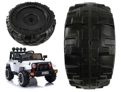Koło Do Auta Na Akumulator Jeep Dżip Brd-7588 Łożysko 25,5X11Cm Oś 10Mm