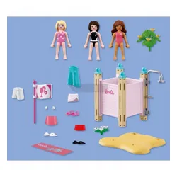 PLAYMOBIL x BARBIE 72124 Stylizacje plażowe, zestaw dla dzieci +4 lata