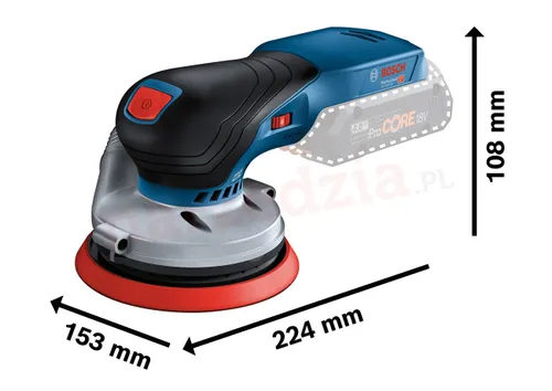 Bosch GEX 18V-125 Taşlama makinesi