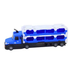Laweta Lora Z Pojazdami Policji Tor Samochodowy 211Cm 2W1 Dźwięki Znaki