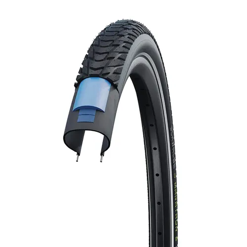 Opona rowerowa SCHWALBE Marathon E-Plus Smart Dualguard Addix E 28 x 1.50 black reflex
