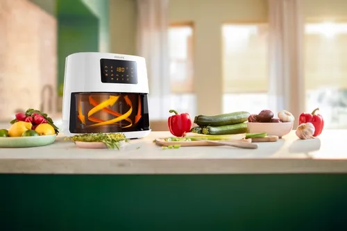 Air Fryer Frytkownica beztłuszczowa PHILIPS Essential Connected Ovi XL HD9280/30 Biały (Wi-Fi)