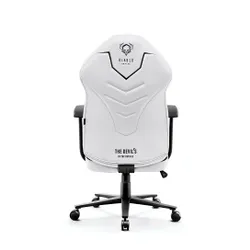 Fotel Diablo Chairs X-Gamer 2.0 Normal Size Gamingowy do 150kg Skóra ECO Tkanina Snow white