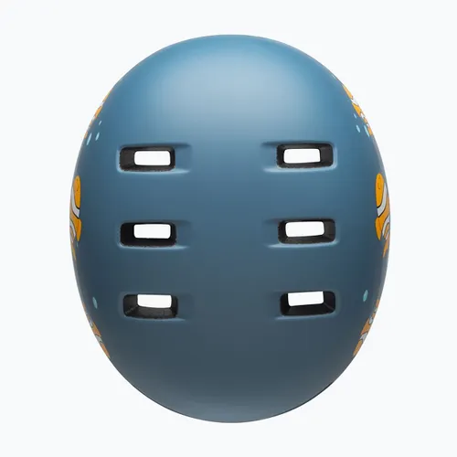 Kask rowerowy dziecięcy Bell Lil Ripper Jr clown fish matte gray/blue