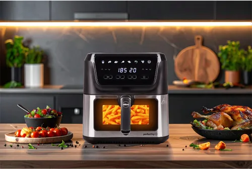 Air Fryer Frytkownica beztłuszczowa ELDOM FR60 Friko 8l z okienkiem do obserwacji postępów gotowania