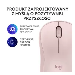 Myszka Logitech M240 Silent Różowy