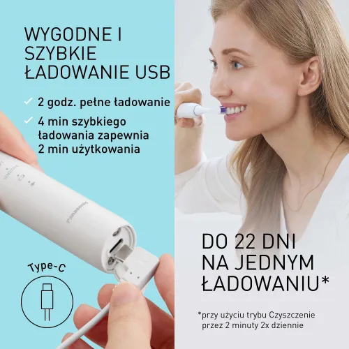 Szczoteczka soniczna PANASONIC 600EW-DA37-W803 Biały