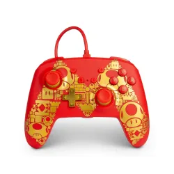 Pad PowerA Enhanced Mario Golden M do Nintendo Switch Przewodowy