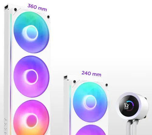 Chłodzenie wodne NZXT Kraken Plus 240 RGB Czarny