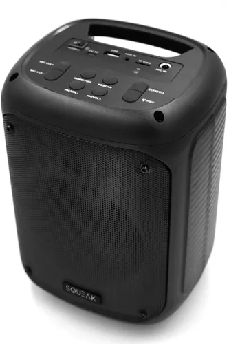 Głośnik mobilny SQUEAK Beatflow Radio FM Czarny