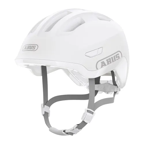 Kask rowerowy dziecięcy ABUS Smiley 3.0 ACE LED pure white