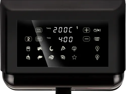 Air Fryer Frytkownica beztłuszczowa MPM MFR-13 12l z podwójnym koszem i okienkiem do obserwacji postępów gotowania