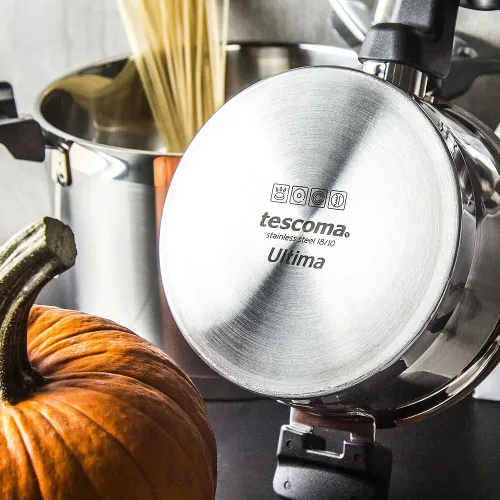 TESCOMA Ultima niski 3 l - garnek ze stali nierdzewnej z pokrywką